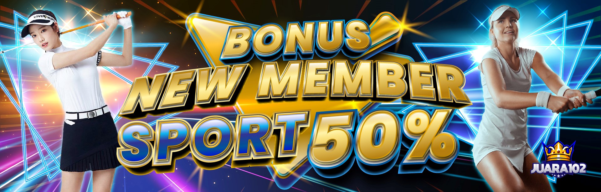 BONUS NEW MEMBER SPORT 50%	