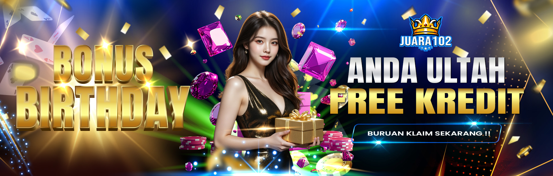 BONUS FREE CREDIT BIRTHDAY AKTIF PLAYER