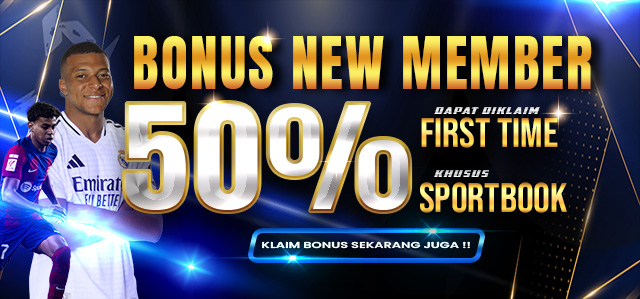 BONUS NEW MEMBER SPORT 50%	