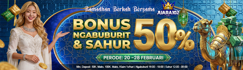 BONUS SPECIAL NGABUBURIT BERSAMA JUARA102